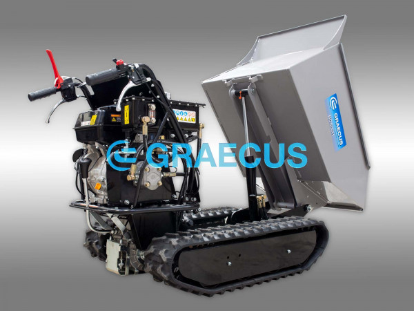 Мини Дъмпер, верижен - товароносимост 500 кг