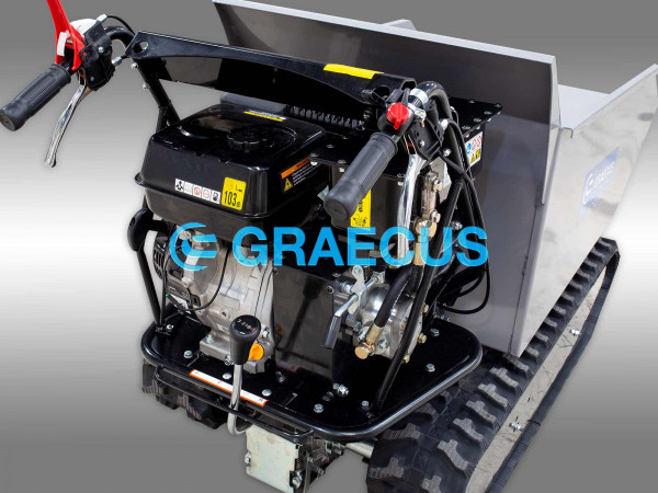 Мини Дъмпер, верижен - товароносимост 500 кг