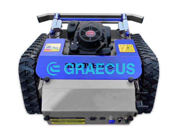 Радио управлявана, хибридна, верижна мулчираща косачка Graecus