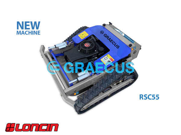 Радио управлявана, хибридна, верижна мулчираща косачка Graecus