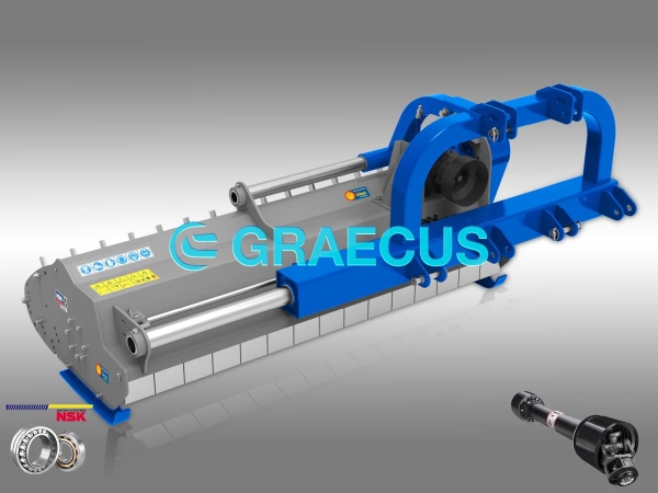 Мулчер - Шредер тежък тип с голямо странично изместване - CERBERUS HYPER