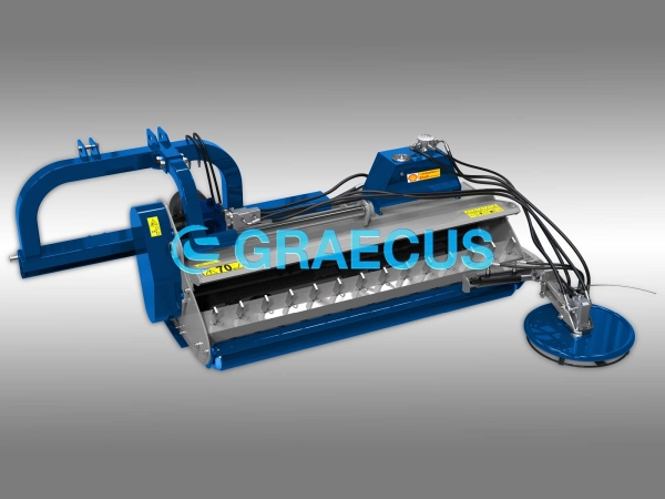 Мулчер - Шредер тежък тип с голямо странично изместване с откланяща косачка - CERBERUS HYPER P