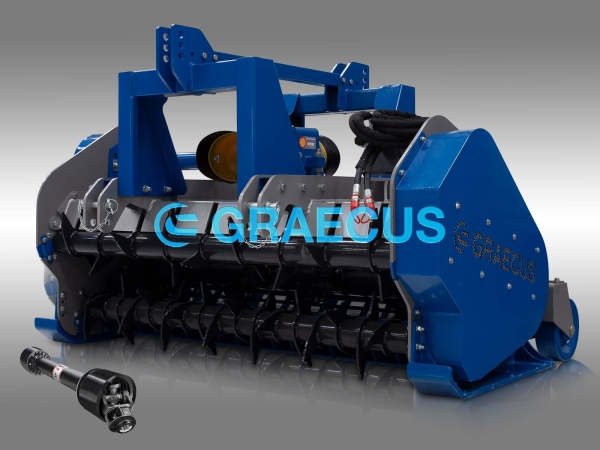 Мулчер - Шредер лозаро овощарски раздробител с два вала - серия DPK