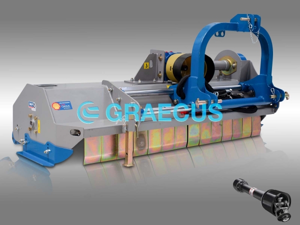 Мулчер - Шредер овощарски тежък тип - серия HBP  с хидравлично изместване