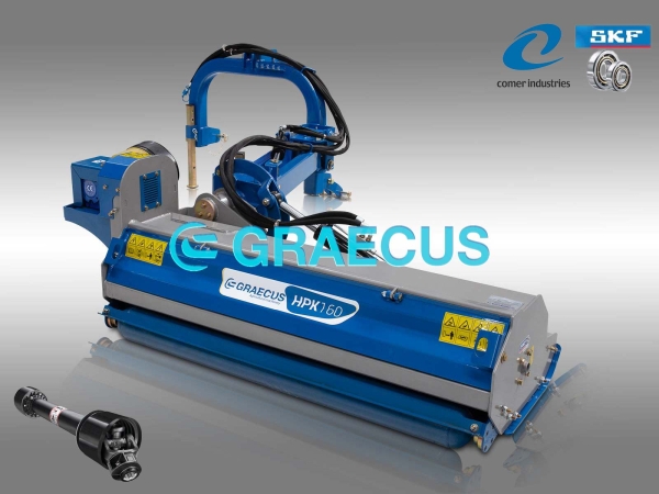 Страничен - плаващ Мулчер - Шредер средно-тежък тип - серия HPK