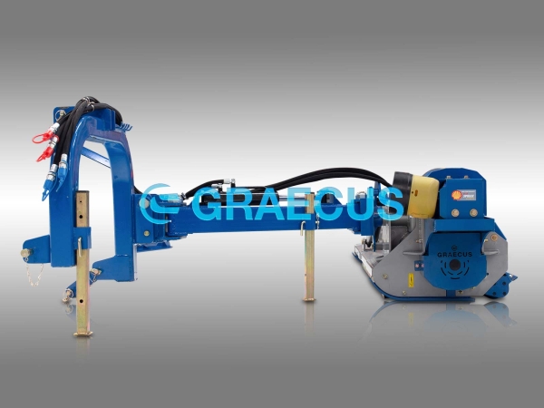 Страничен - плаващ Мулчер - Шредер средно-тежък тип - серия HPK