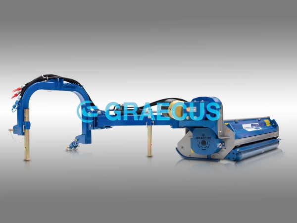 Страничен - плаващ Мулчер - Шредер средно-тежък тип - серия HPK