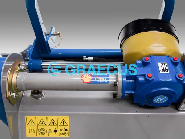 Мулчер - Шредер лозаро овощарски средно-тежък - серия MKP с хидравлично изместване