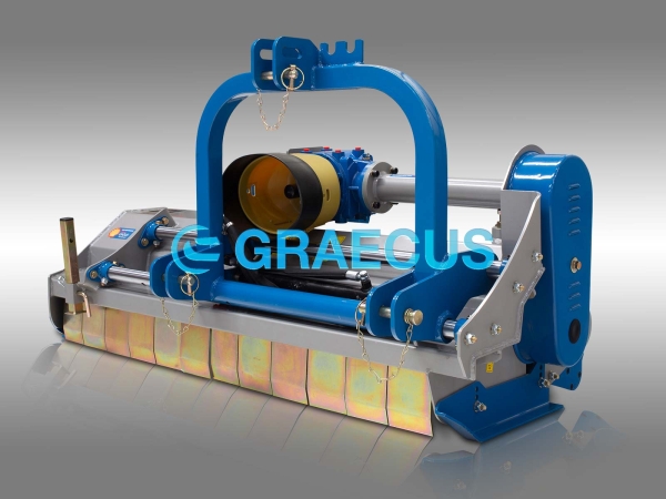 Мулчер - Шредер лозаро овощарски средно-тежък - серия MKP с хидравлично изместване