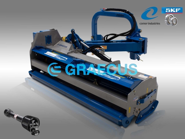 Страничен - плаващ Мулчер - Шредер супер тежък тип - серия YBPK