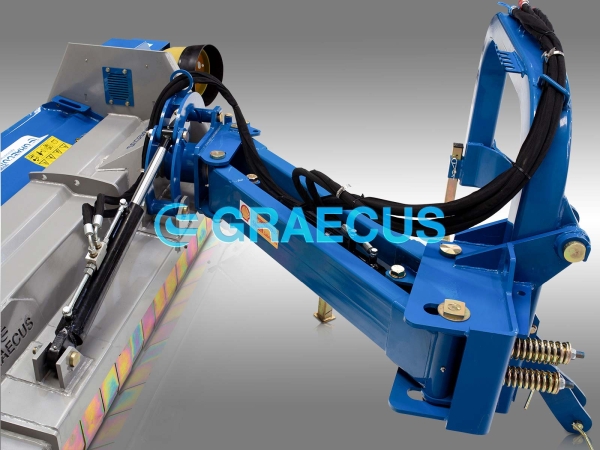 Страничен - плаващ Мулчер - Шредер супер тежък тип - серия YBPK