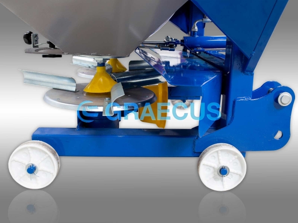 Двудискова торачка 1000 л. с хидравлично дозиране