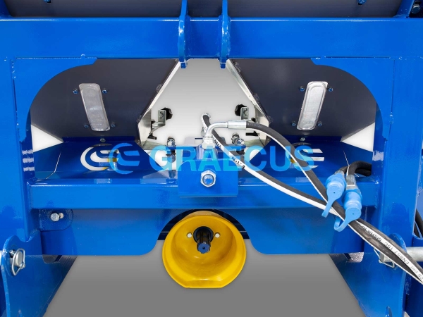 Двудискова торачка 800 л. с хидравлично дозиране