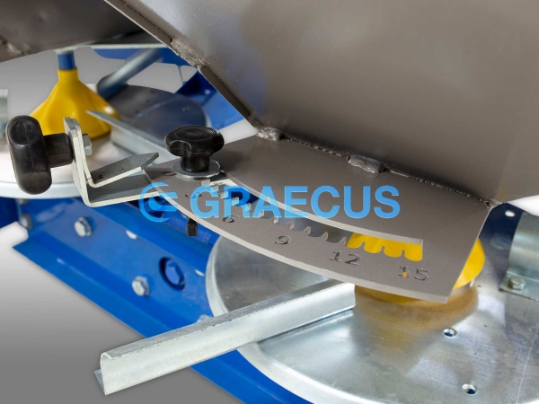 Двудискова торачка 1500 л. с хидравлично дозиране