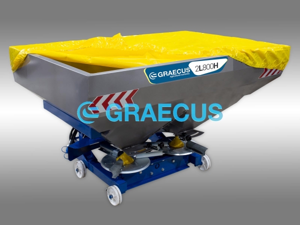 Двудискова торачка 800 л. с хидравлично дозиране