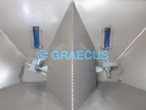 Двудискова торачка 800 л. с механично дозиране